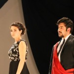 Chiara Cuccuru e Stefano Carta in Giulio Cesare di William Shakespeare, Liceo Canopoleno, Sassari, 2014