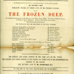 The frozen  deep - playbill